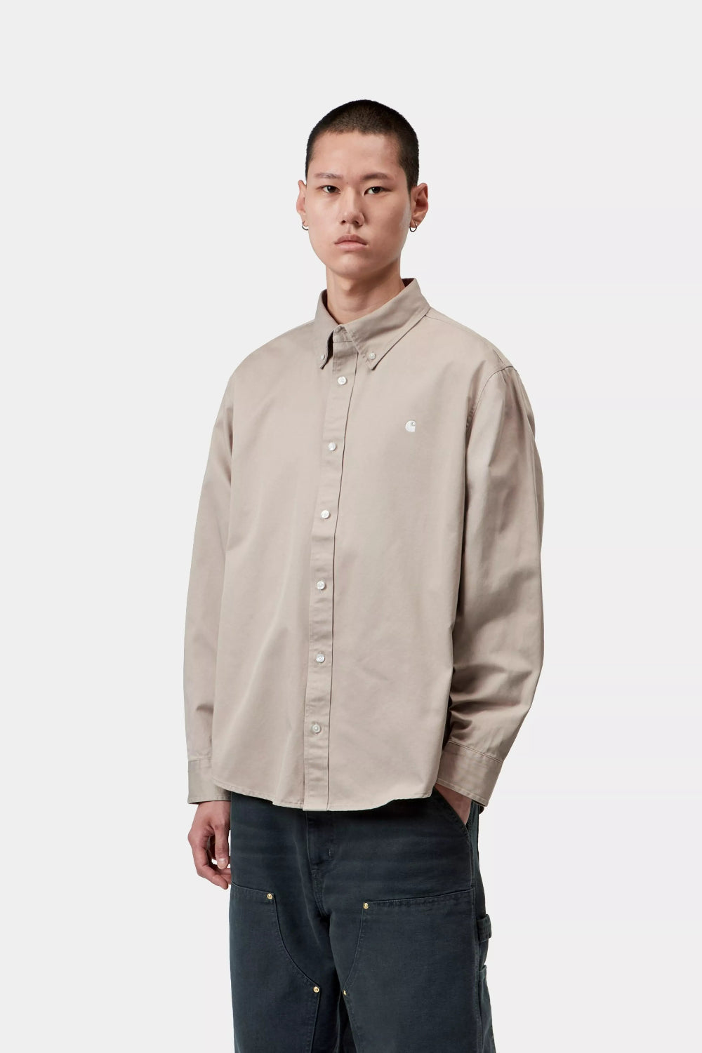 Chemise Carhartt WIP L/S OG Madison - Fleur De Sel Homme