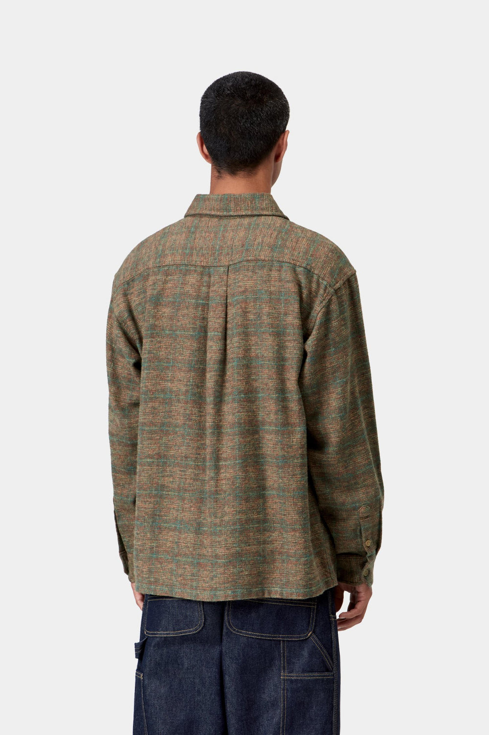 Chemise Carhartt WIP L/S Bagley - Hamilton Brown Homme