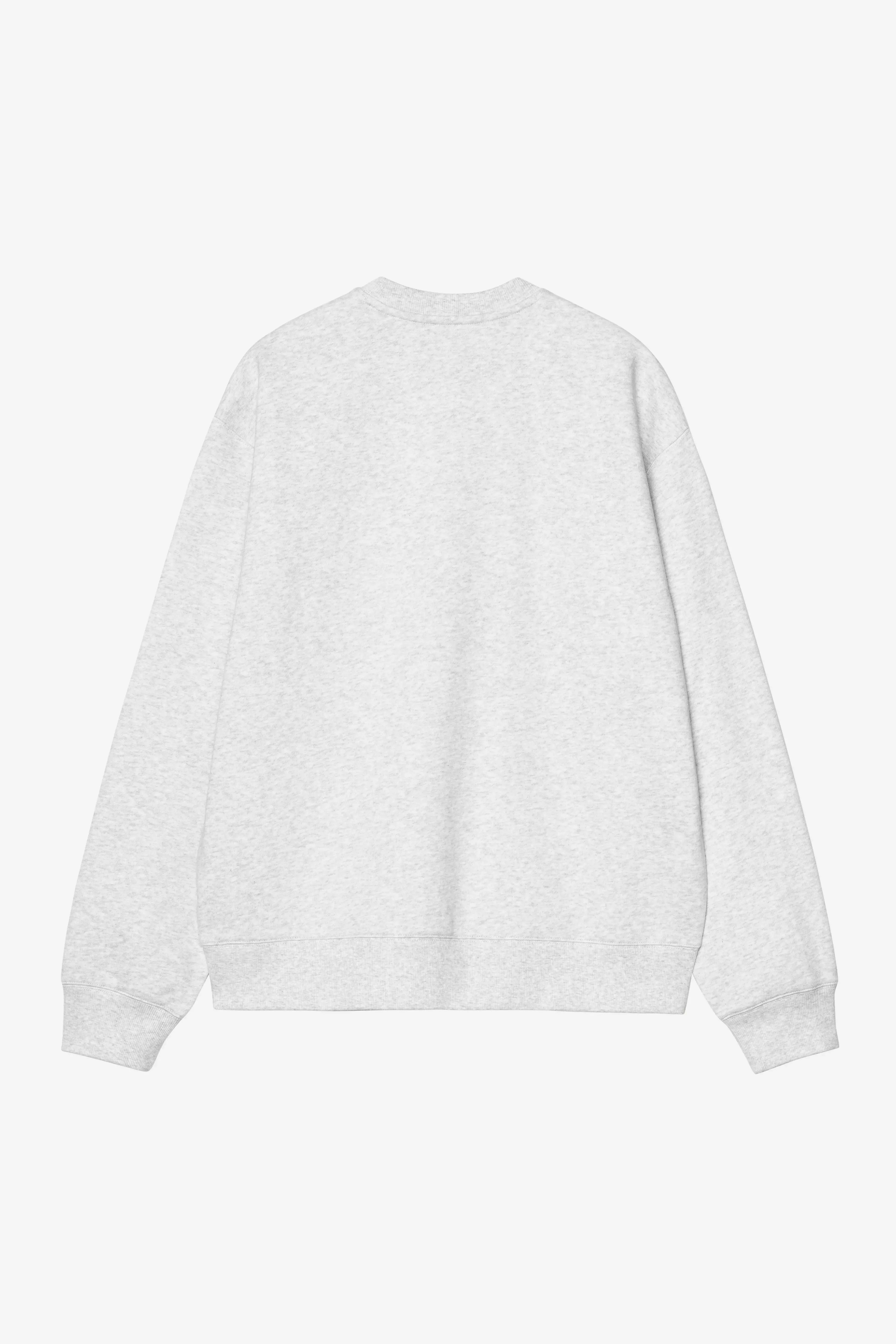 Sweat Col Rond Carhartt WIP Mack - Ash Heather/Black Homme