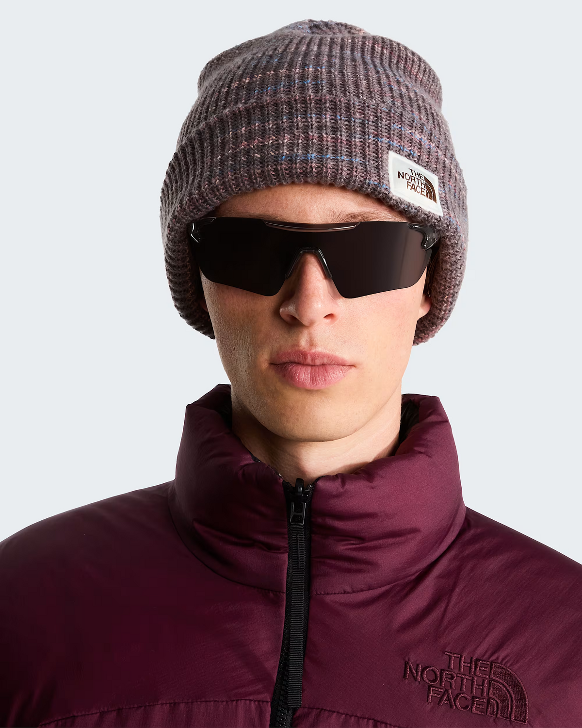 Bonnet homme The North Face Salty Bae Lined - Garnet