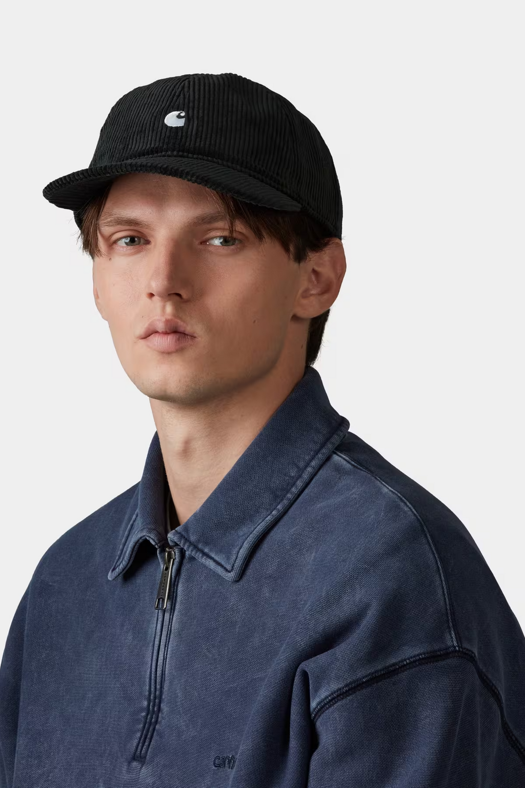 Casquette Carhartt WIP Harlem - Noir/Blanc Unisexe