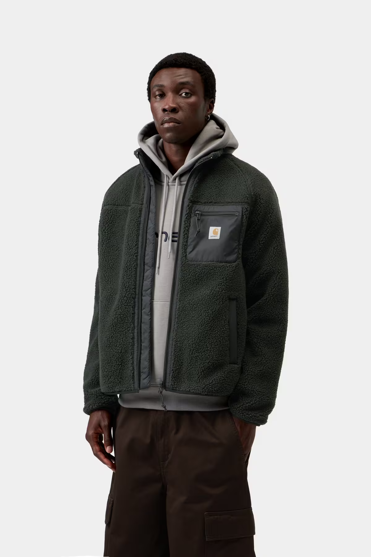 Veste Polaire Carhartt WIP Prentis Liner - Raven/Noir Homme