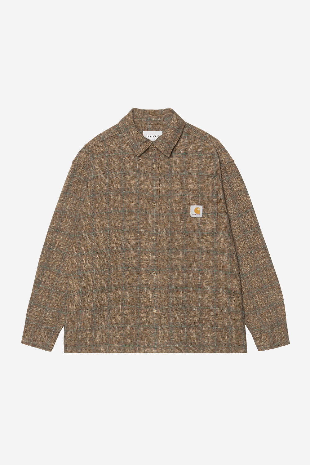 Chemise Carhartt WIP L/S Bagley - Hamilton Brown Homme