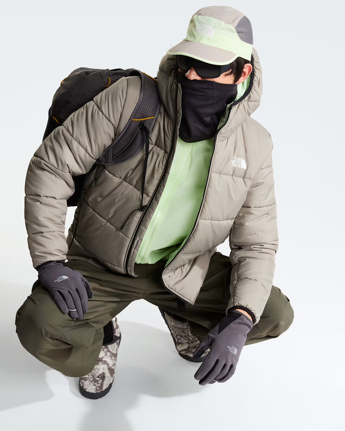 Veste à capuche homme The North Face NSE Hooded Mask Stone Slab