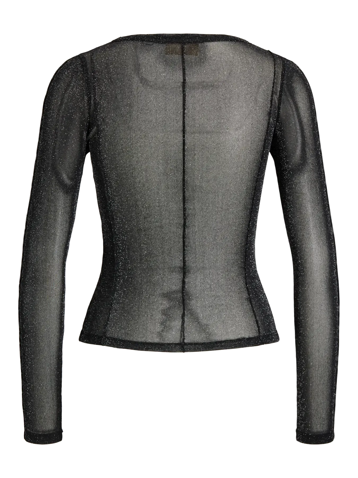 Top femme JJXX JXMINNA en mesh scintillant à manches longues
