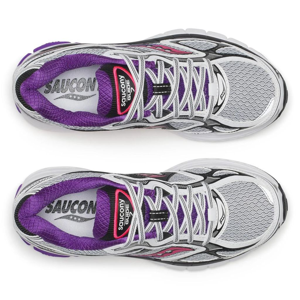 Saucony ProGrid Guide 7 - White/Drupe
