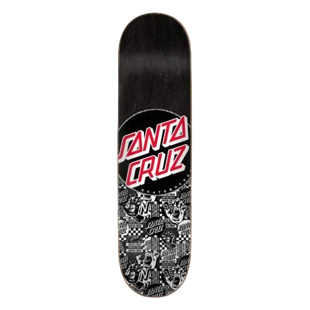 SANTA CRUZ DECK FLIER COLLAGE DOT 8.125 X 31.7