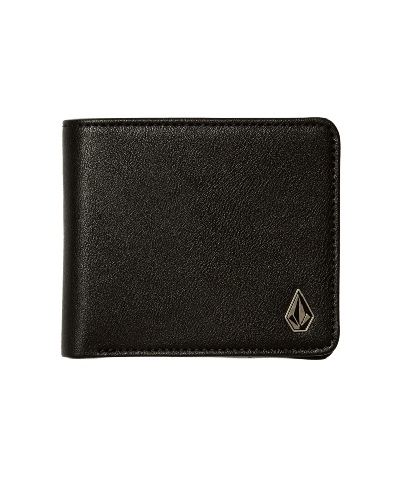 Portefeuille Volcom Slim Stone PU - Noir Unisexe