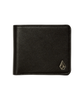 Portefeuille Volcom Slim Stone PU - Noir Unisexe