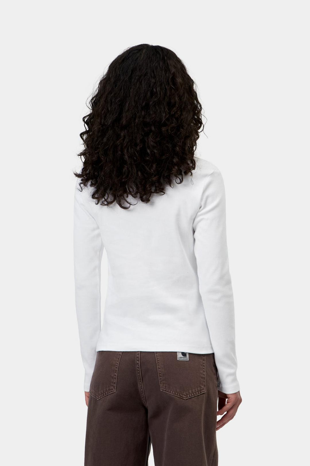 T-shirt Manches Longues Carhartt WIP Philipa - Blanc Femme