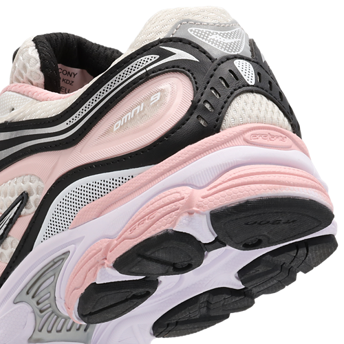 Saucony Omni 9 KDZ - Sneakers Running Ivory/Pink