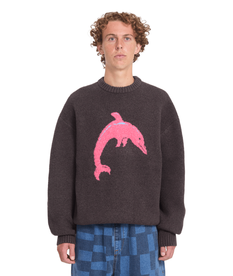 Pull Volcom FA Ozzy Dolphin - Raisin Homme