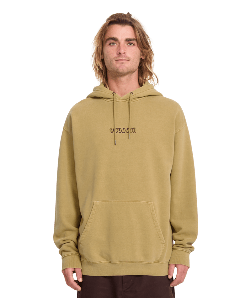 Sweat Volcom Big Stone PO - Mustard Homme