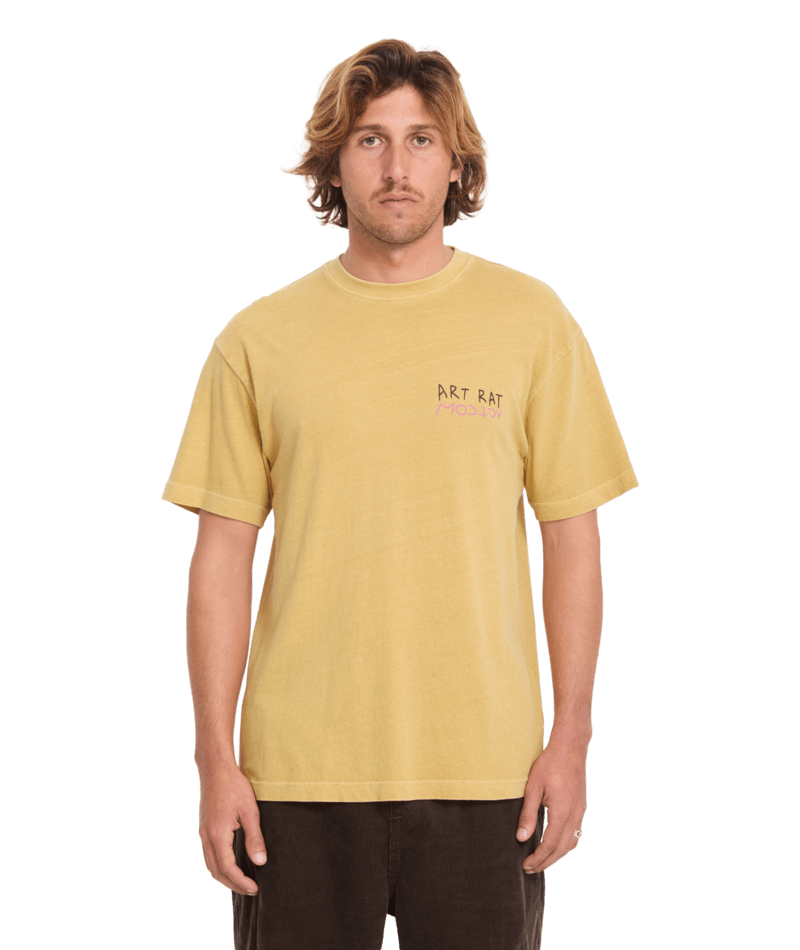 T-shirt Volcom FA Ozzy 2 - Mustard Homme