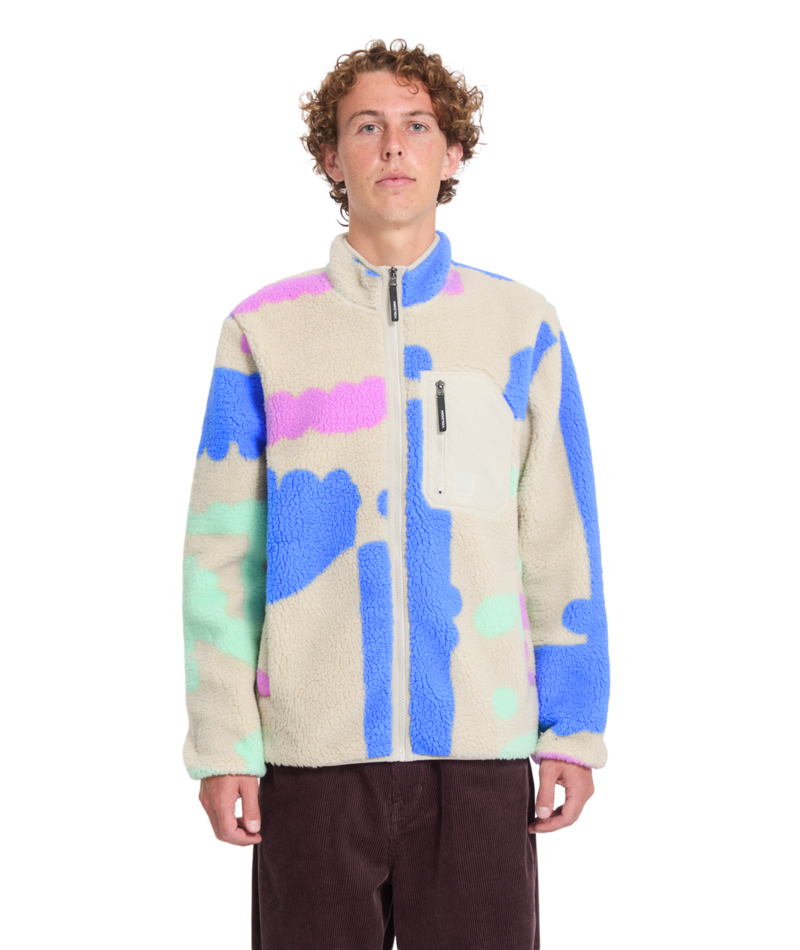 Veste Volcom FA Carrau Fuzzar Zip - Multicolore Homme
