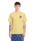 T-shirt Volcom Tasty HTH - Mustard Homme