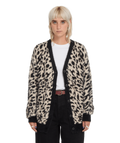 Cardigan Volcom Tigardi - Animal Print Femme