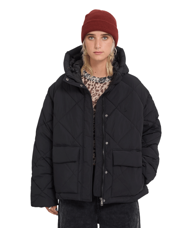 Veste Volcom Out of Boxy Puff - Noir Femme
