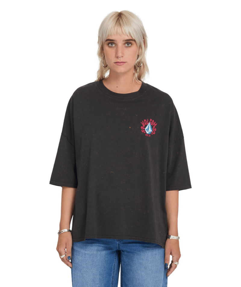 T-shirt Volcom Voltrip - Vintage Black Femme