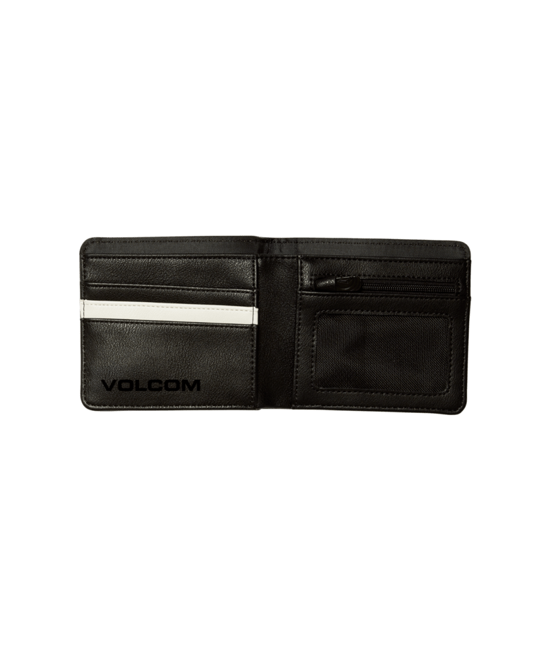 Portefeuille Volcom Slim Stone PU - Noir Unisexe