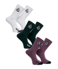 Pack 3 Chaussettes Volcom Full Stone Mix - Multicolore Unisexe
