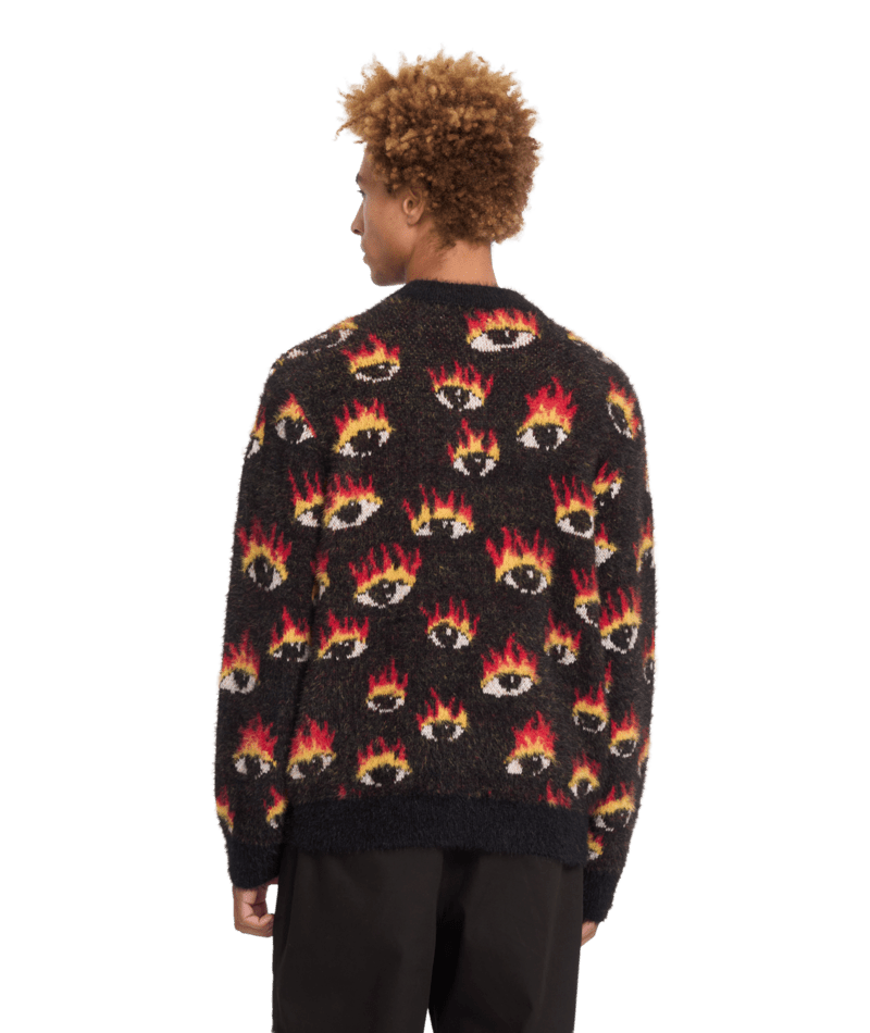 Pull Volcom FA Ozzy Eyes - Noir Homme
