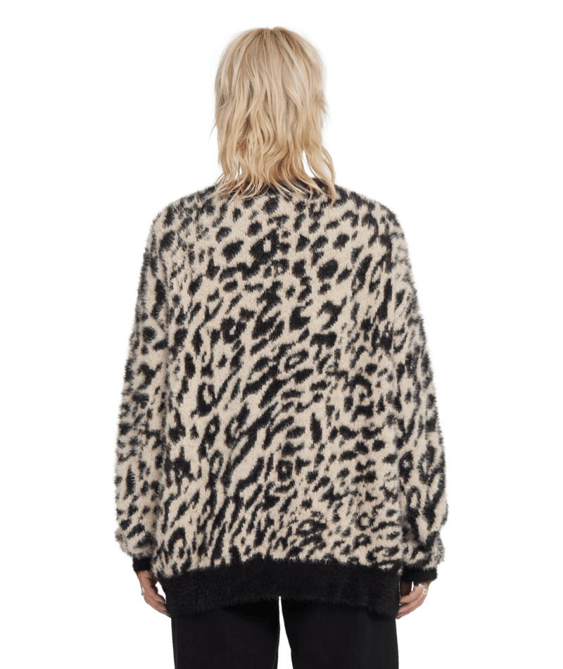 Cardigan Volcom Tigardi - Animal Print Femme