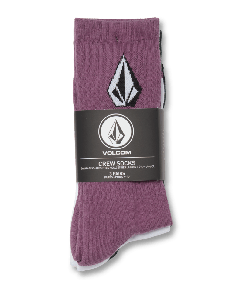 Pack 3 Chaussettes Volcom Full Stone Mix - Multicolore Unisexe