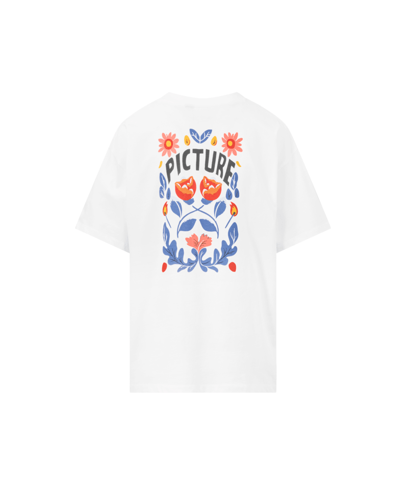 T-shirt Picture Caryna - Blanc Femme