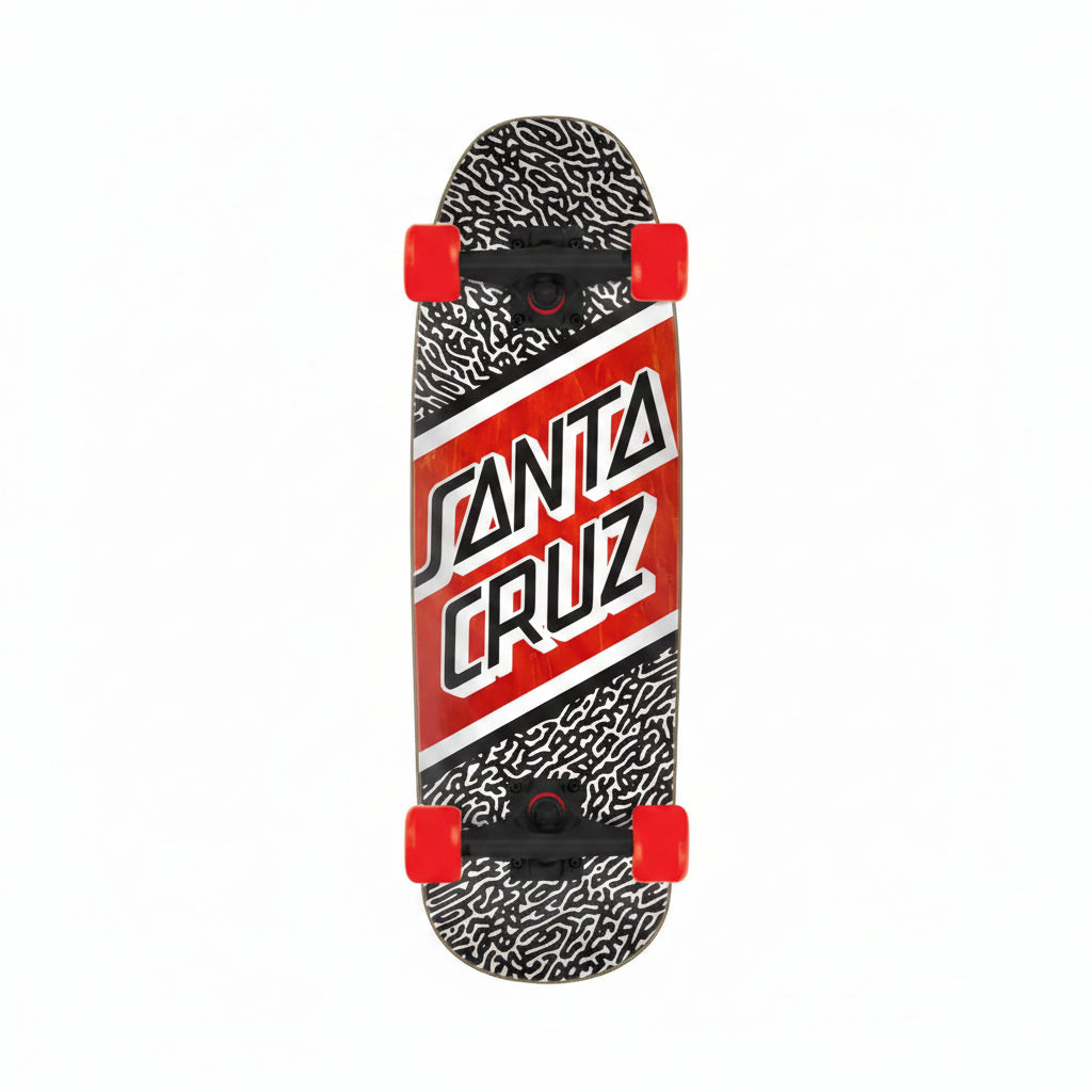 SANTA CRUZ COMPLETE CRUISER AMOEBA STREET SKATE 8.4 X 29.4