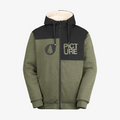 Sweat Zippé Picture Basement Plush - Dark Grey Melánge Homme