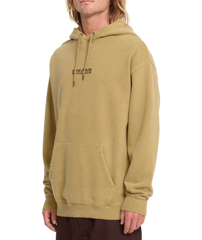 Sweat Volcom Big Stone PO - Mustard Homme