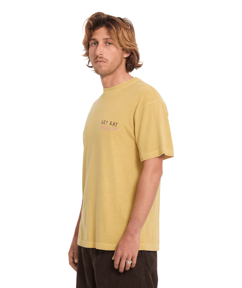 T-shirt Volcom FA Ozzy 2 - Mustard Homme