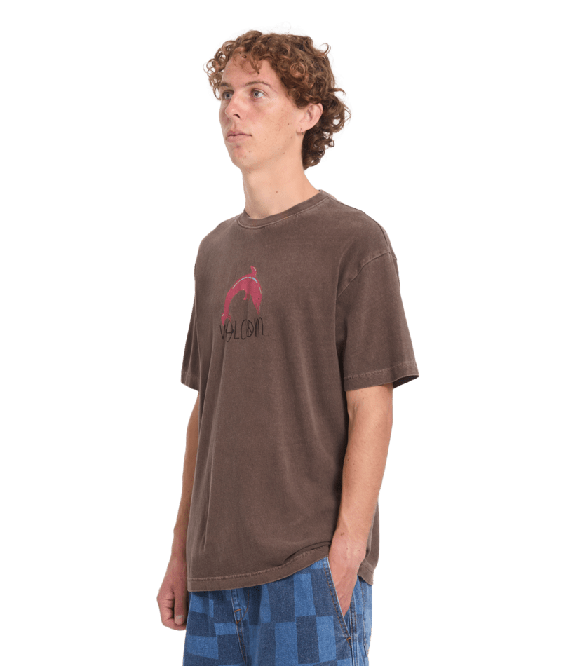 T-shirt Volcom FA Ozzy 3 - Raisin Homme
