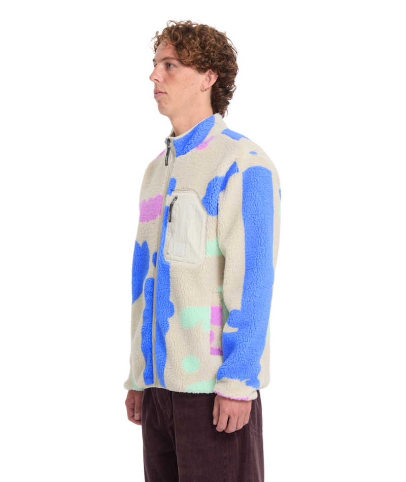 Veste Volcom FA Carrau Fuzzar Zip - Multicolore Homme