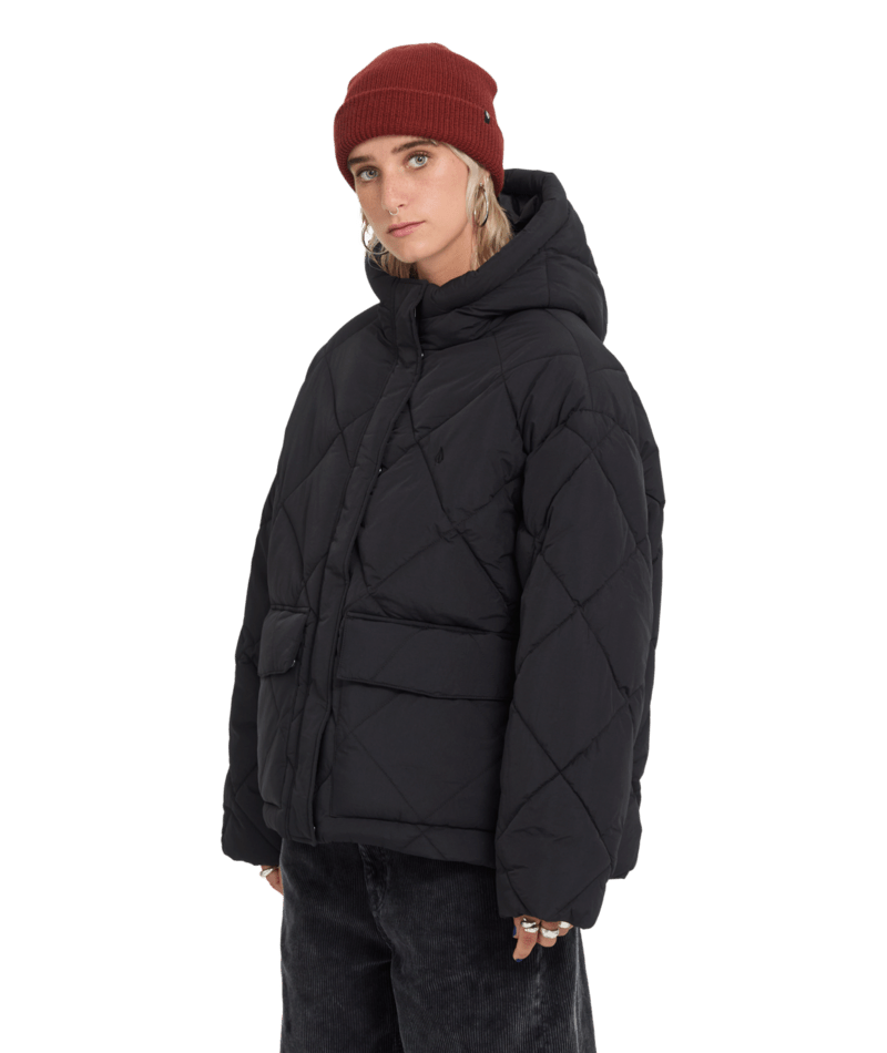 Veste Volcom Out of Boxy Puff - Noir Femme