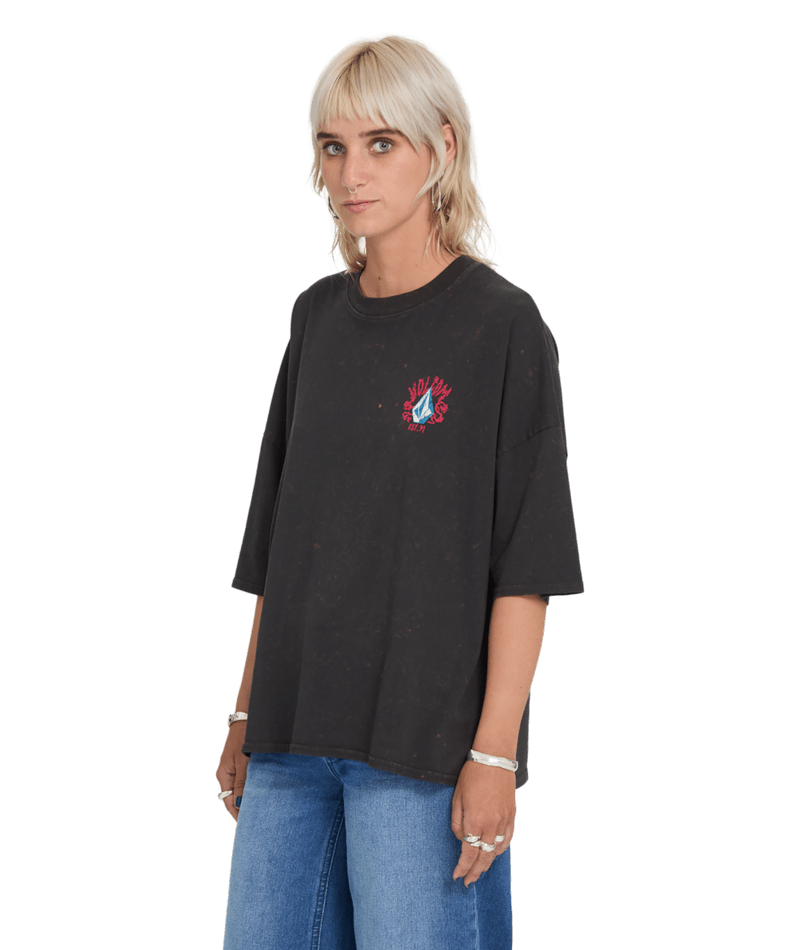 T-shirt Volcom Voltrip - Vintage Black Femme