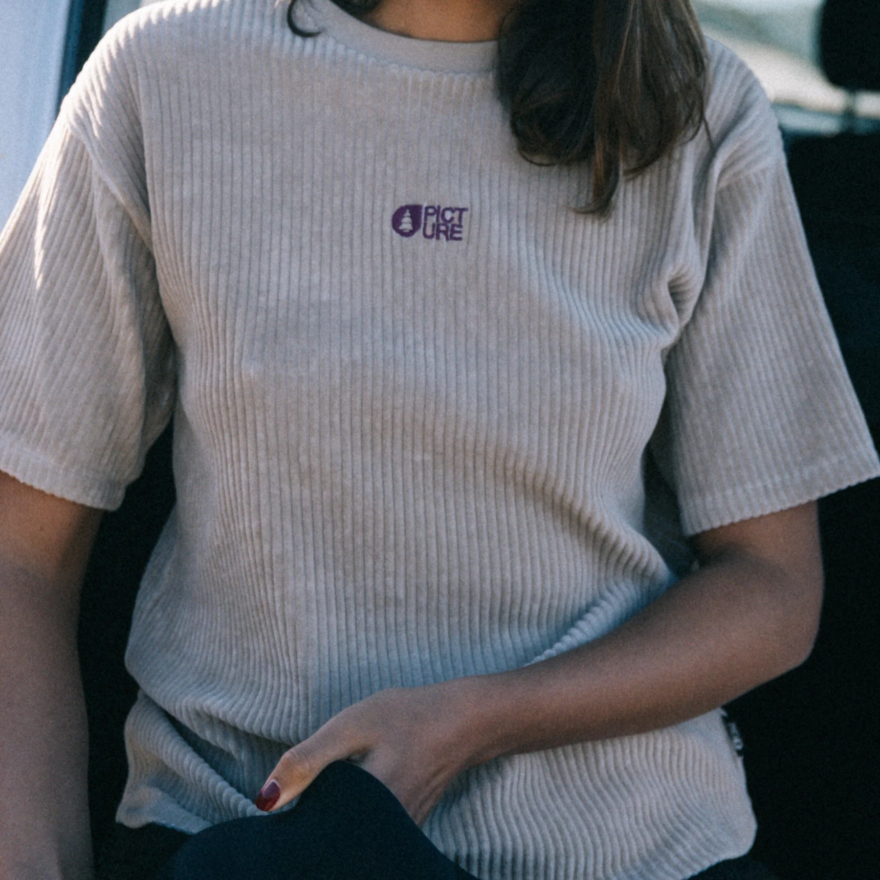 T-shirt Velours Picture Laikko - Pure Cashmere Femme