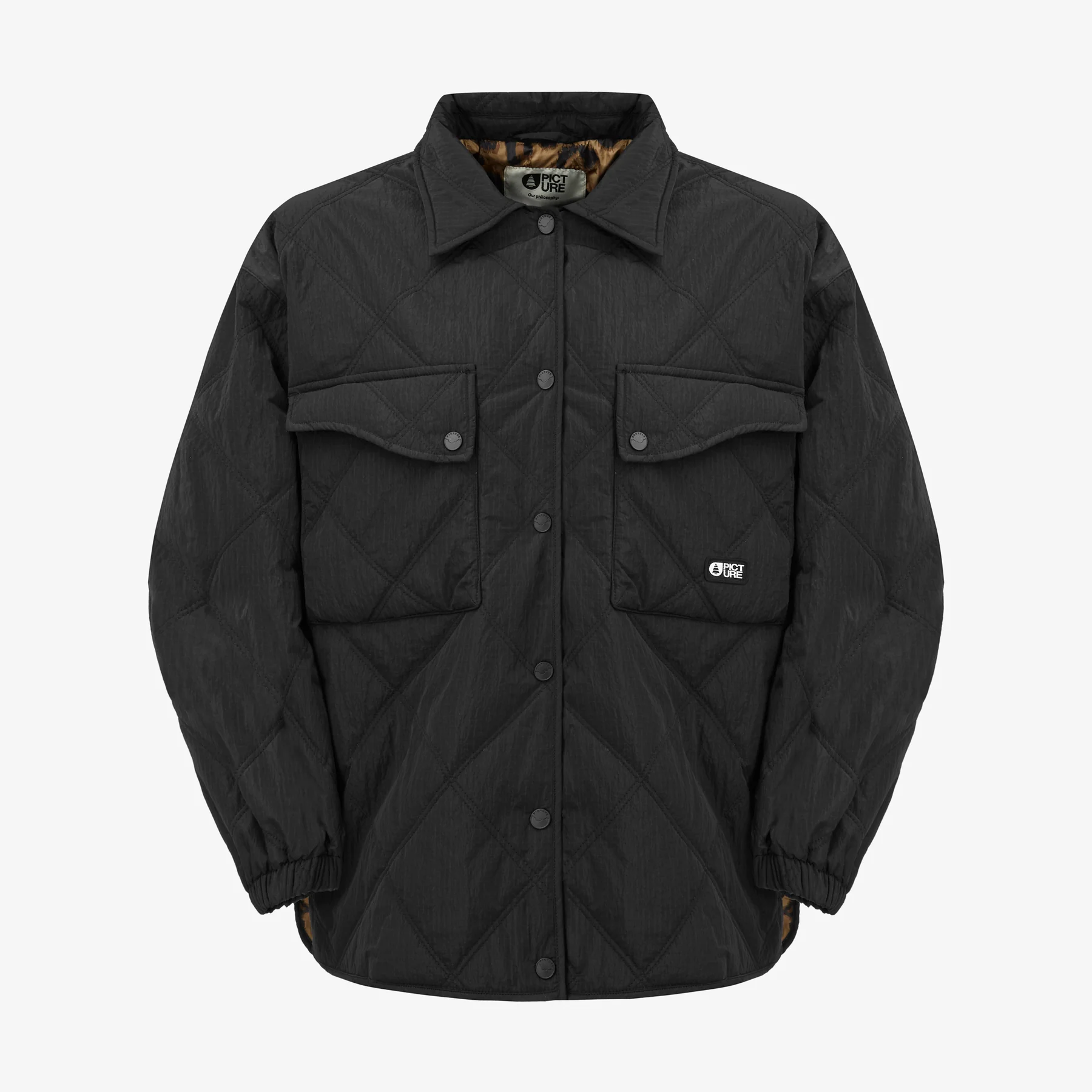 Veste Matelassée Picture Flib - Black Femme