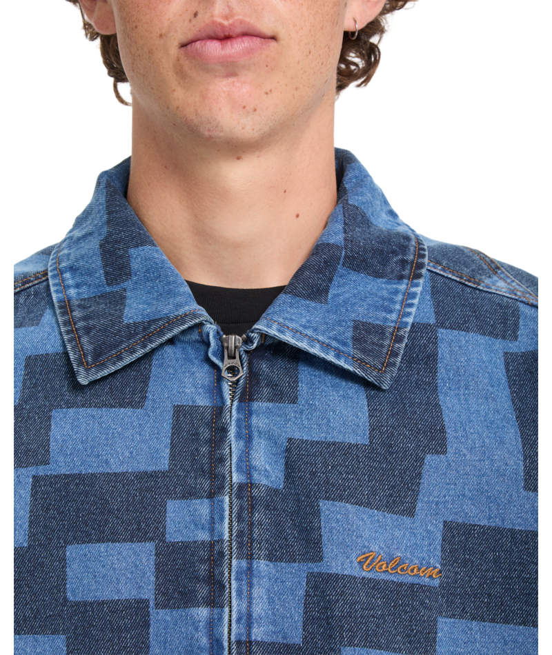 Veste en Jean Volcom FA Carrau - Denim Homme