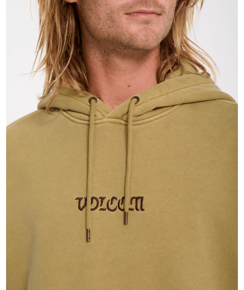 Sweat Volcom Big Stone PO - Mustard Homme