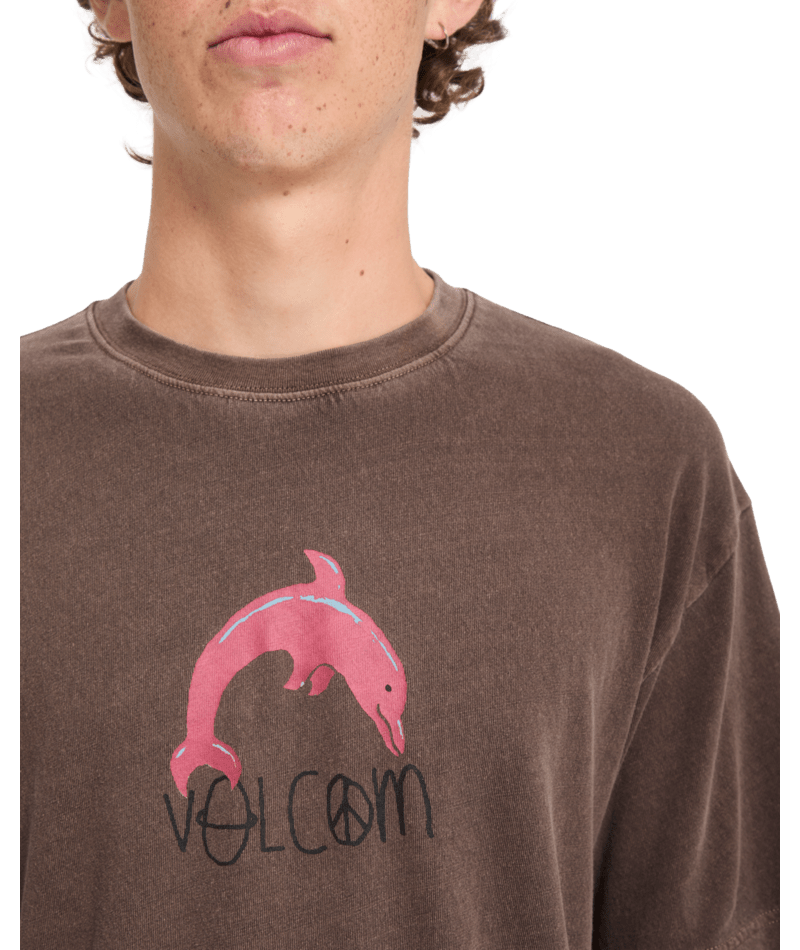 T-shirt Volcom FA Ozzy 3 - Raisin Homme