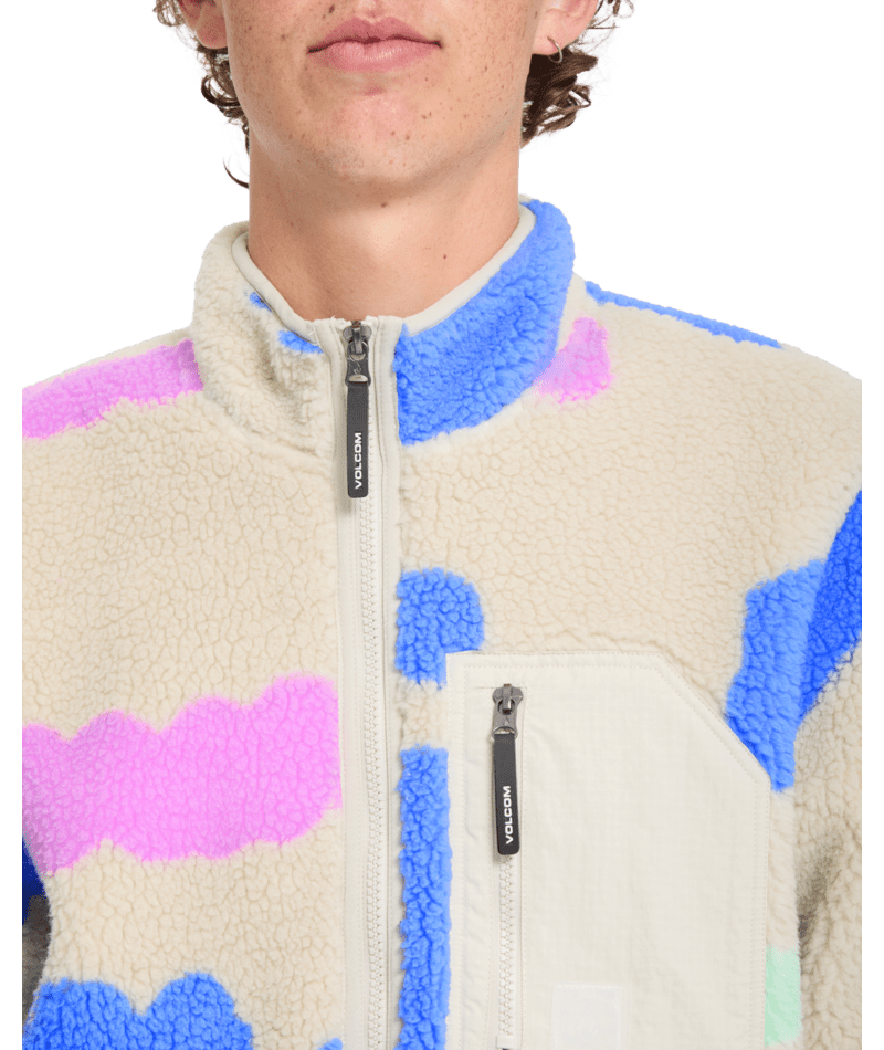Veste Volcom FA Carrau Fuzzar Zip - Multicolore Homme