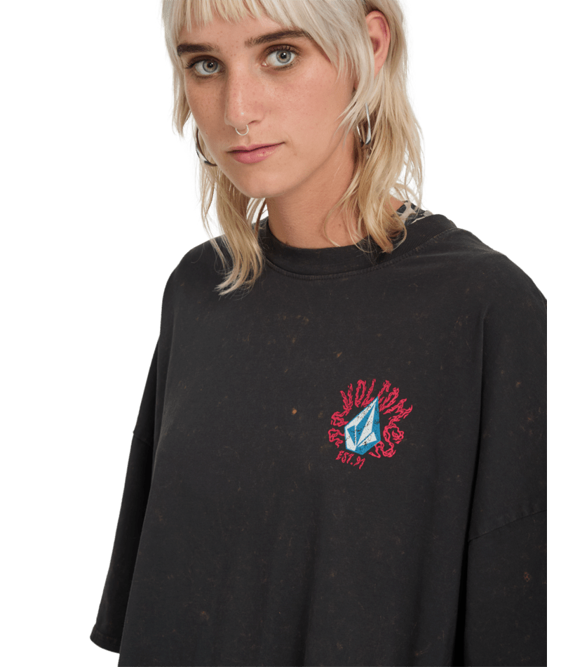 T-shirt Volcom Voltrip - Vintage Black Femme