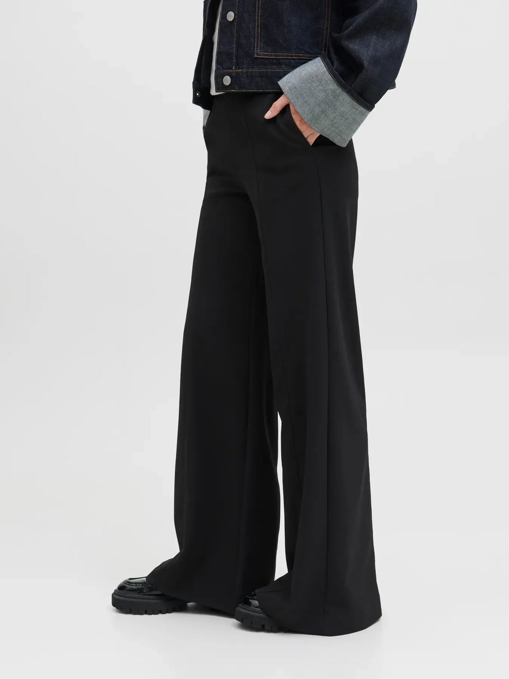 JJXX JXIDA NANCY Pantalon Wide Leg Taille Haute