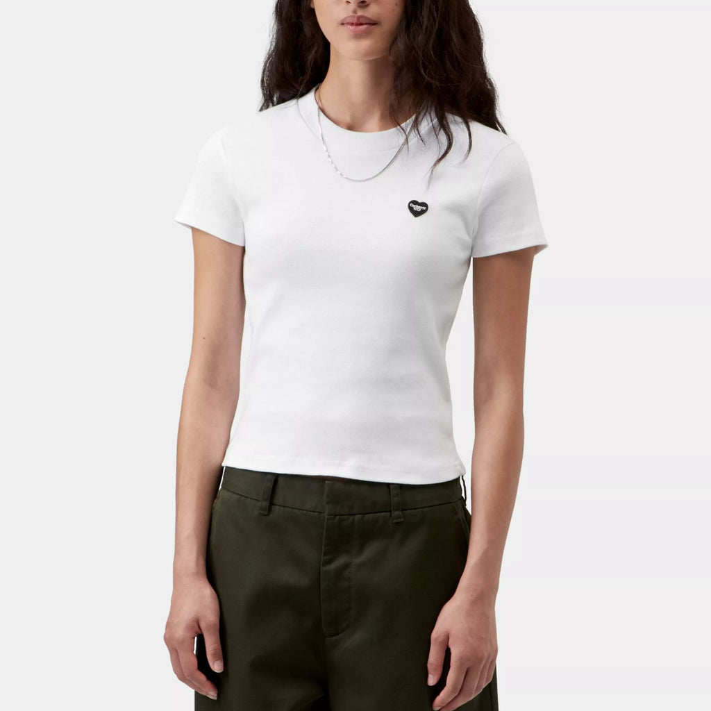 W' S/S Small Heart Patch T-Shirt