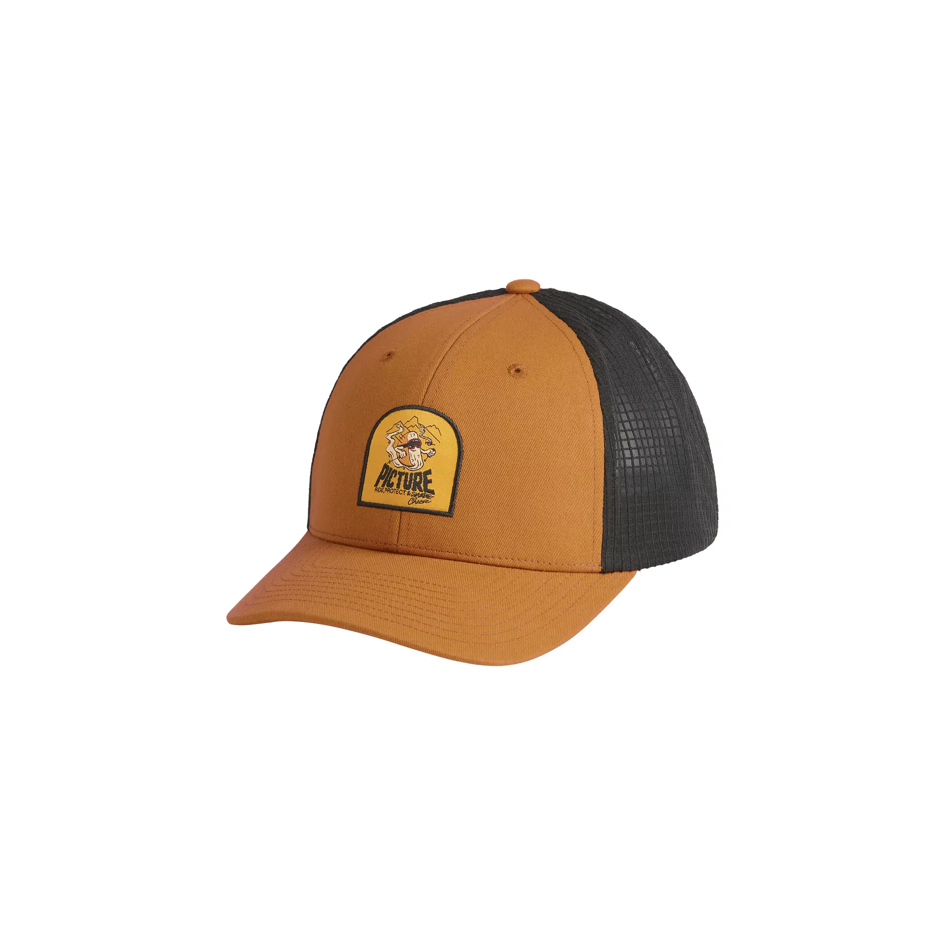 Casquette Trucker Picture Kuldo - Camel Coffee Unisexe