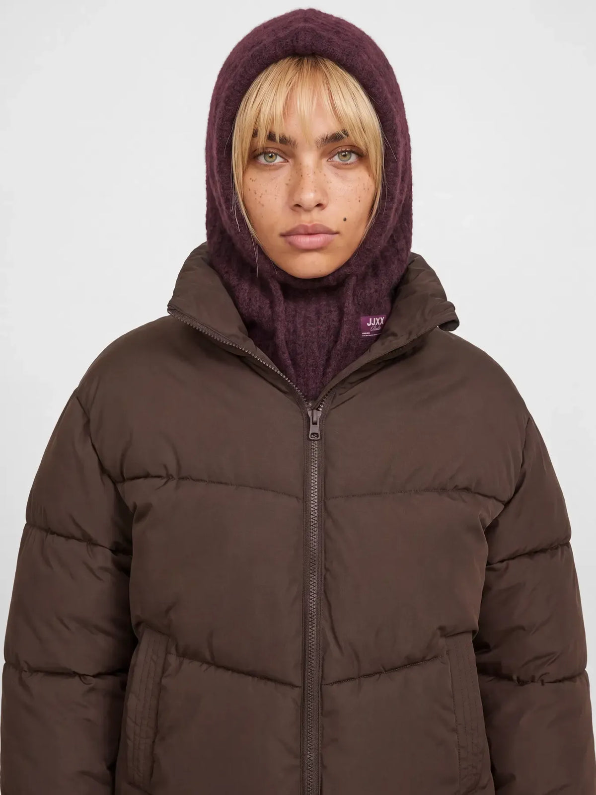 Cagoule femme JJXX JXKATHERINE en maille avec cordon