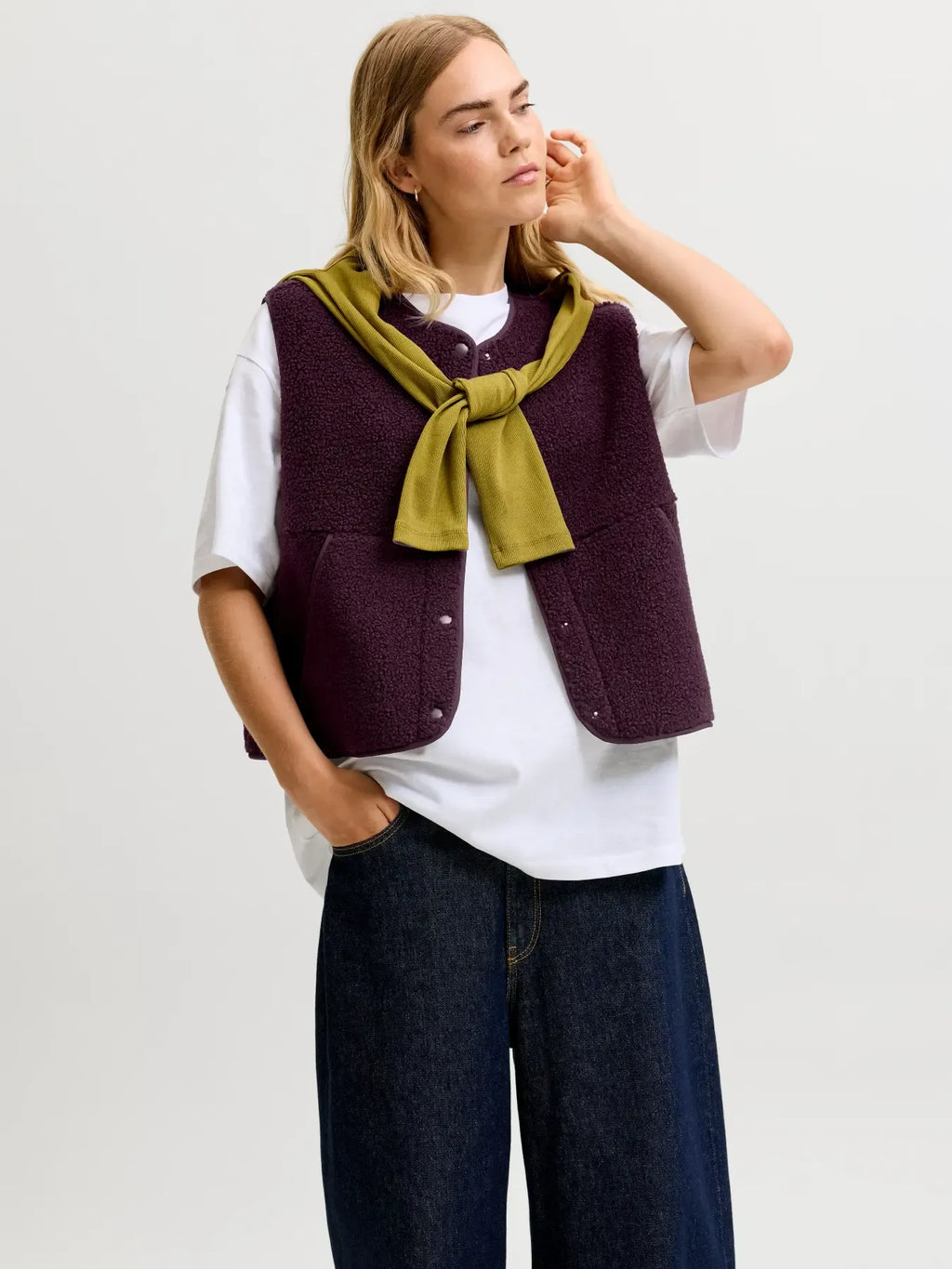 Gilet JJXX Vera Teddy - Sans Manches Femme