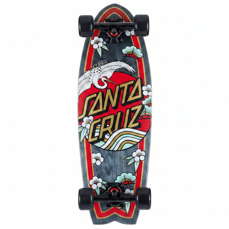 SANTA CRUZ COMPLETE CRUISER CRANE DOT 8.8 X 27.7 SHARK